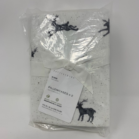 Pottery Barn Bedding Pottery Barn Rustic Reindeer Organic Cotton